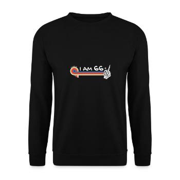 J'ai 66 ans et plus, doigt d'honneur - 67e anniversaire - Sweat-shirt Unisexe - noir - Devant - Alina (178cm) & Michal (187cm)