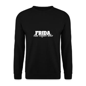 Mme Prénom - Sweat-shirt Unisexe - noir - Devant - Alina (178cm) & Michal (187cm)
