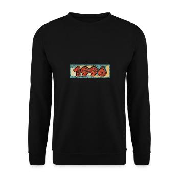 1996 - Unisex Sweatshirt - black - Front - Alina (178cm) & Michal (187cm)