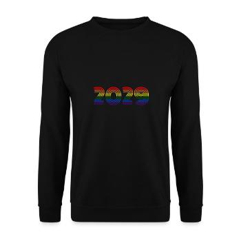 Rainbow 2029 - Unisex Sweatshirt - black - Front - Alina (178cm) & Michal (187cm)