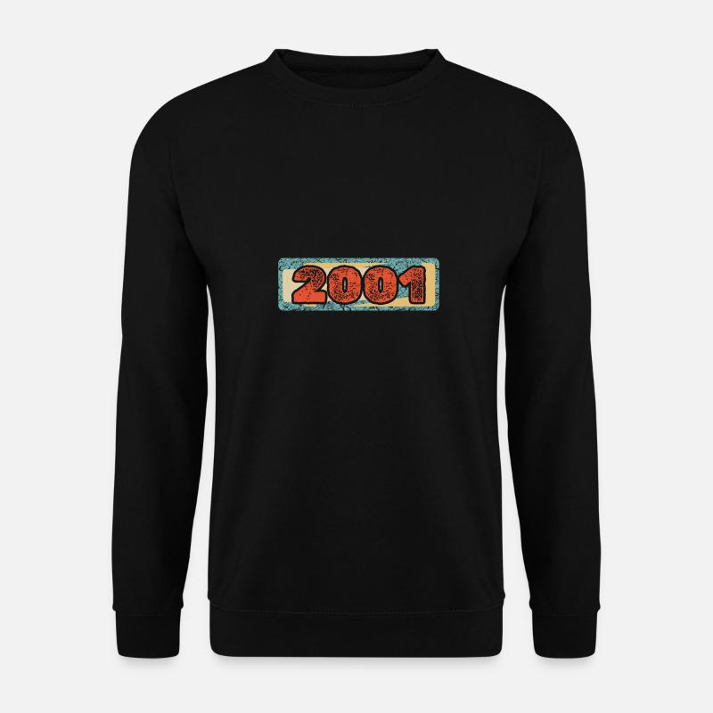 Zahl 2001 - Unisex Pullover - Schwarz