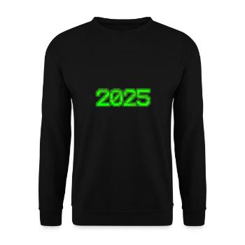 2025 - Unisex Pullover - Schwarz - Vorne - Alina (178cm) & Michal (187cm)