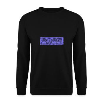 2023 - Unisex Pullover - Schwarz - Vorne - Alina (178cm) & Michal (187cm)
