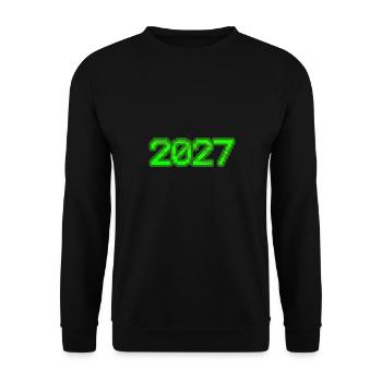 2027 - Sweat-shirt Unisexe - noir - Devant - Alina (178cm) & Michal (187cm)