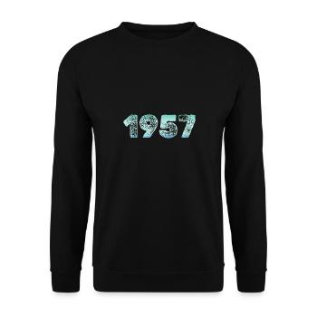 Cold 1957 - Unisex Sweatshirt - black - Front - Alina (178cm) & Michal (187cm)