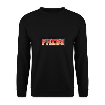 Author Press (Media) - Unisex Sweatshirt - black - Front - Alina (178cm) & Michal (187cm)