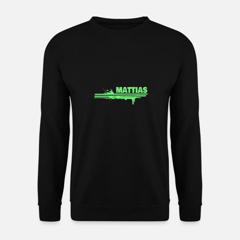 Geschenk für Mattias - Unisex Pullover - Schwarz