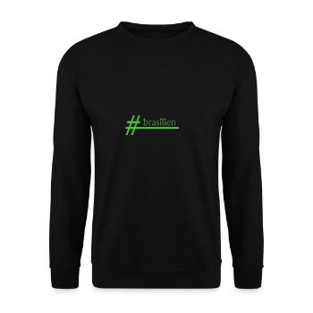 brasilien - Unisex Pullover - Schwarz - Vorne - Alina (178cm) & Michal (187cm)