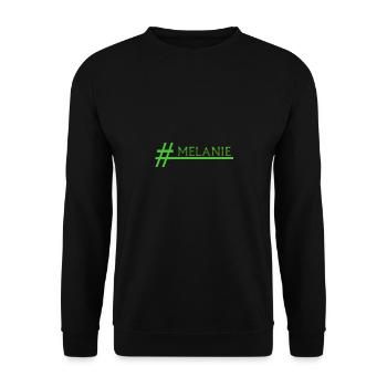 Melanie - Unisex Pullover - Schwarz - Vorne - Alina (178cm) & Michal (187cm)
