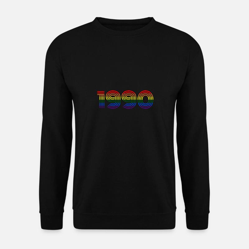 1990 1990 - Sweat-shirt Unisexe - noir