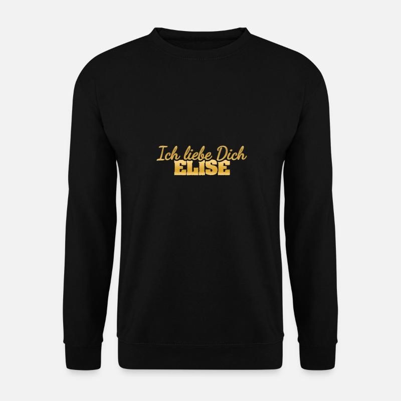 Liebesspruch Elise - Unisex Pullover - Schwarz