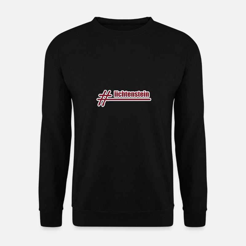 lichtenstein als Land - Unisex Pullover - Schwarz