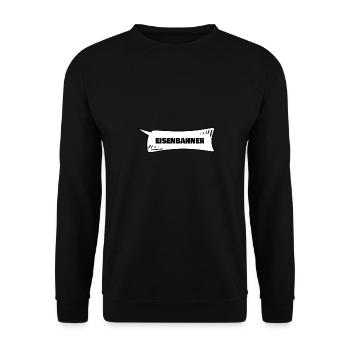 Eisenbahner - Unisex Pullover - Schwarz - Vorne - Alina (178cm) & Michal (187cm)