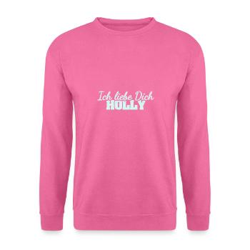 Holly - Unisex Sweatshirt - pink - Front