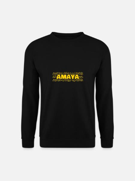 First name Amaya - Unisex Sweatshirt - black