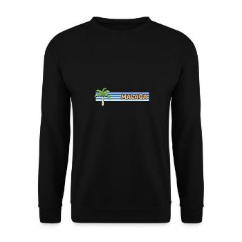Cadeau pour Malaga - Sweat-shirt Unisexe - noir - Devant - Alina (178cm) & Michal (187cm)