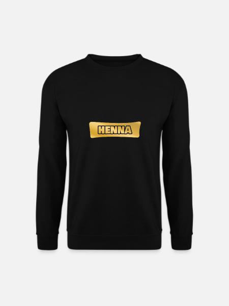 Henna - Unisex Sweatshirt - black