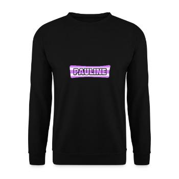 Cadeau pour Pauline - Sweat-shirt Unisexe - noir - Devant - Alina (178cm) & Michal (187cm)