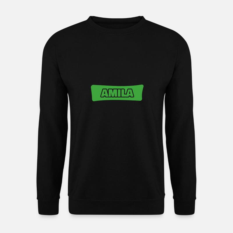 Amila - Unisex Sweatshirt - black
