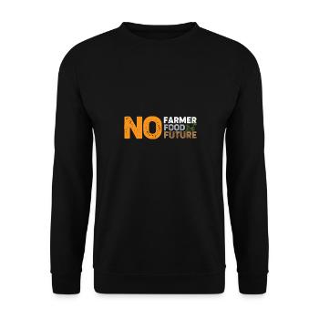 Farmer Farming Farmer Tractor Farm - Unisex Sweatshirt - black - Front - Alina (178cm) & Michal (187cm)