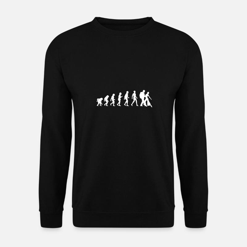 Salsa Evolution Salsa Tänzerin Geschenk - Unisex Pullover - Schwarz