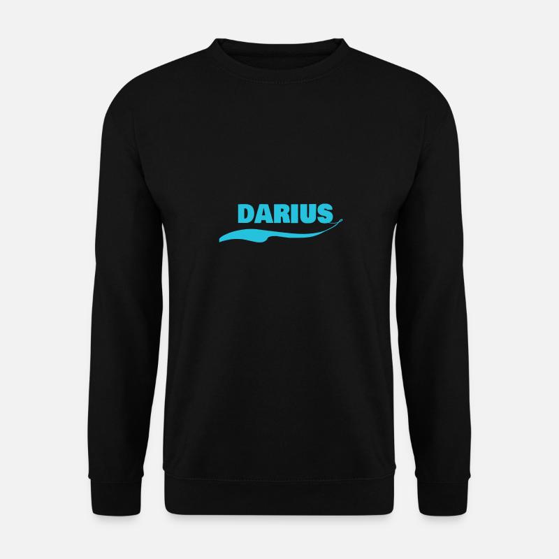 Namensschild Darius - Unisex Pullover - Schwarz