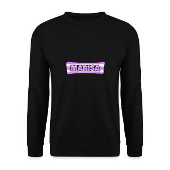 Enterrement de vie de garçon pour Marisa mariage enterrement de vie de jeune fille - Sweat-shirt Unisexe - noir - Devant - Alina (178cm) & Michal (187cm)