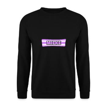 Hochzeit Mieke - Unisex Pullover - Schwarz - Vorne - Alina (178cm) & Michal (187cm)