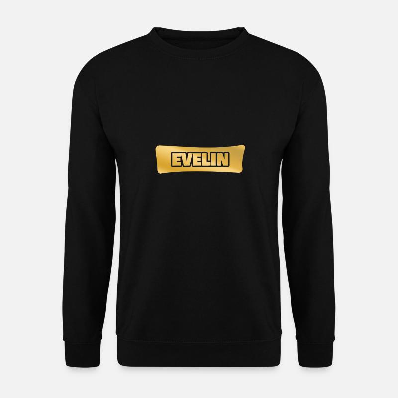 Prénom Evelin - Sweat-shirt Unisexe - noir