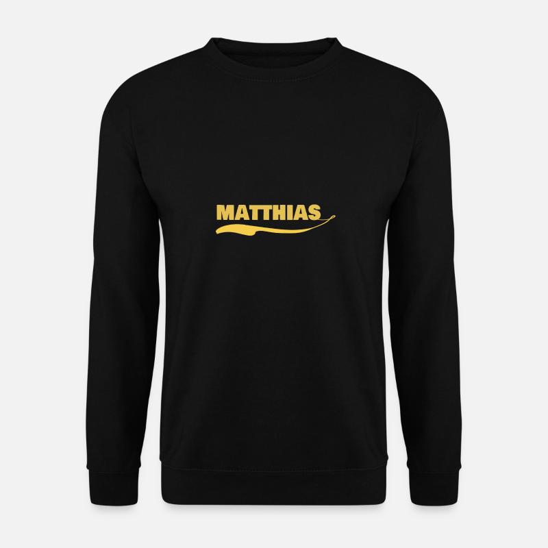 Matthias Matthias - Unisex Sweatshirt - black