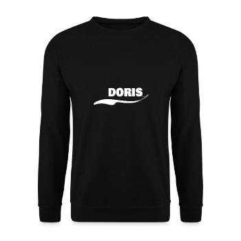 Cadeau pour Doris - Sweat-shirt Unisexe - noir - Devant - Alina (178cm) & Michal (187cm)