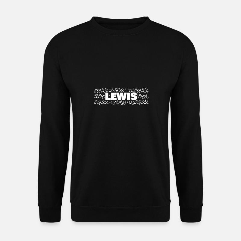 Lewis comme prénom - Sweat-shirt Unisexe - noir