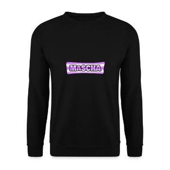 Cadeau pour Masha - Sweat-shirt Unisexe - noir - Devant - Alina (178cm) & Michal (187cm)