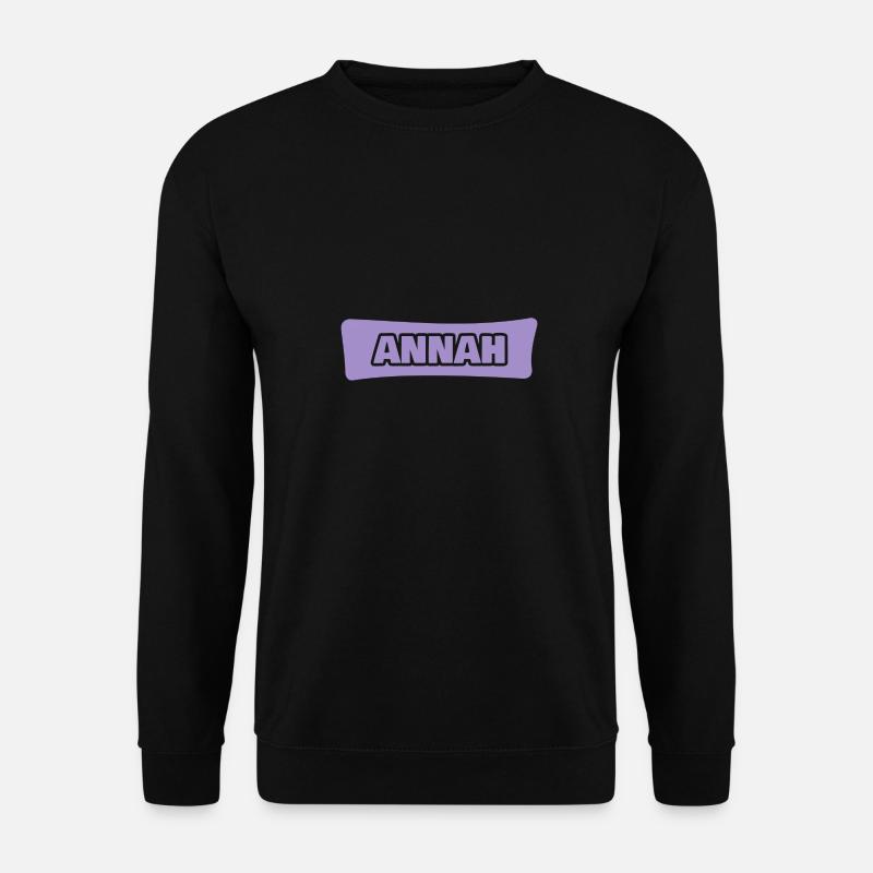 Annah - Unisex Sweatshirt - black