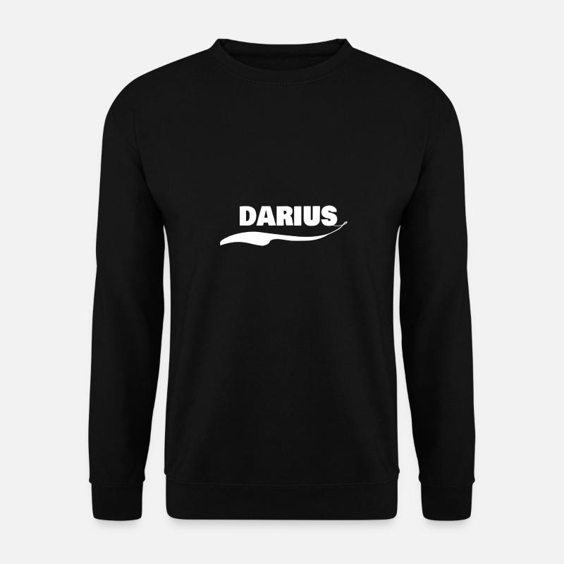 First name Darius - Unisex Sweatshirt - black