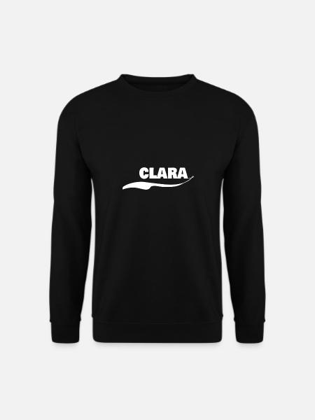 First name Clara - Unisex Sweatshirt - black