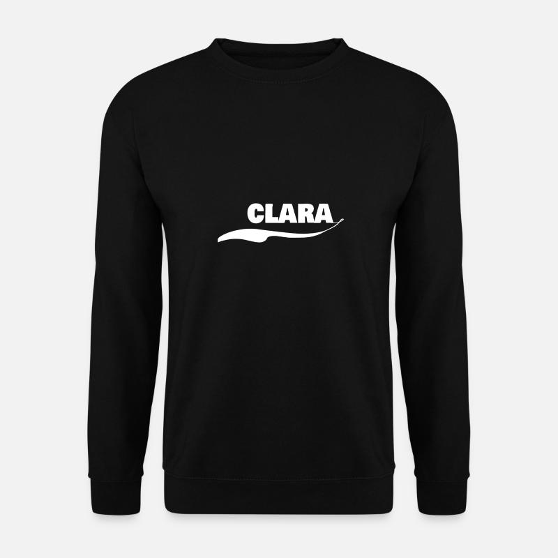 First name Clara - Unisex Sweatshirt - black