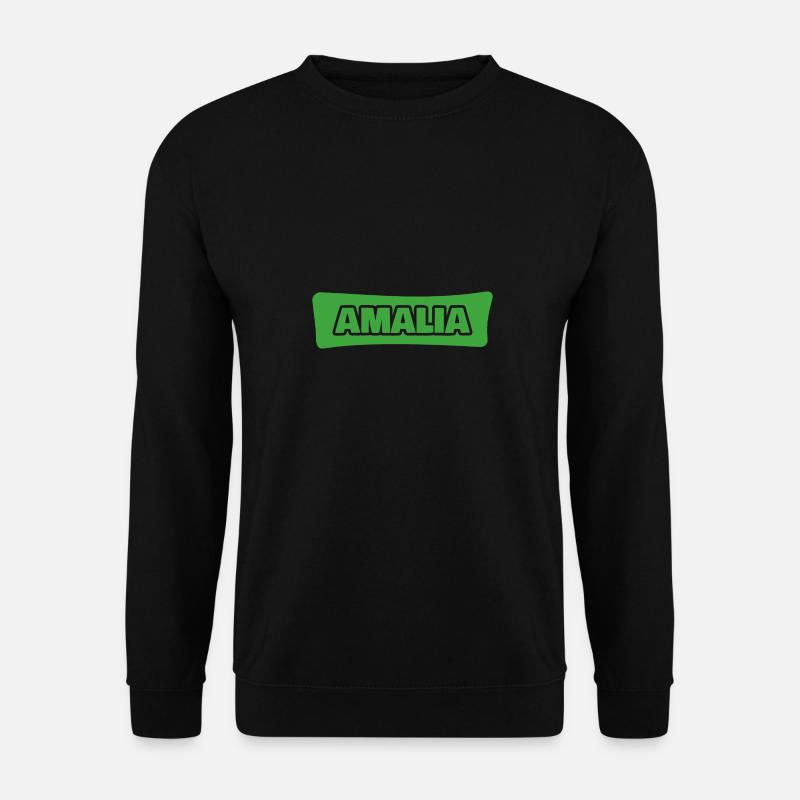 Geburt Amalia - Unisex Pullover - Schwarz