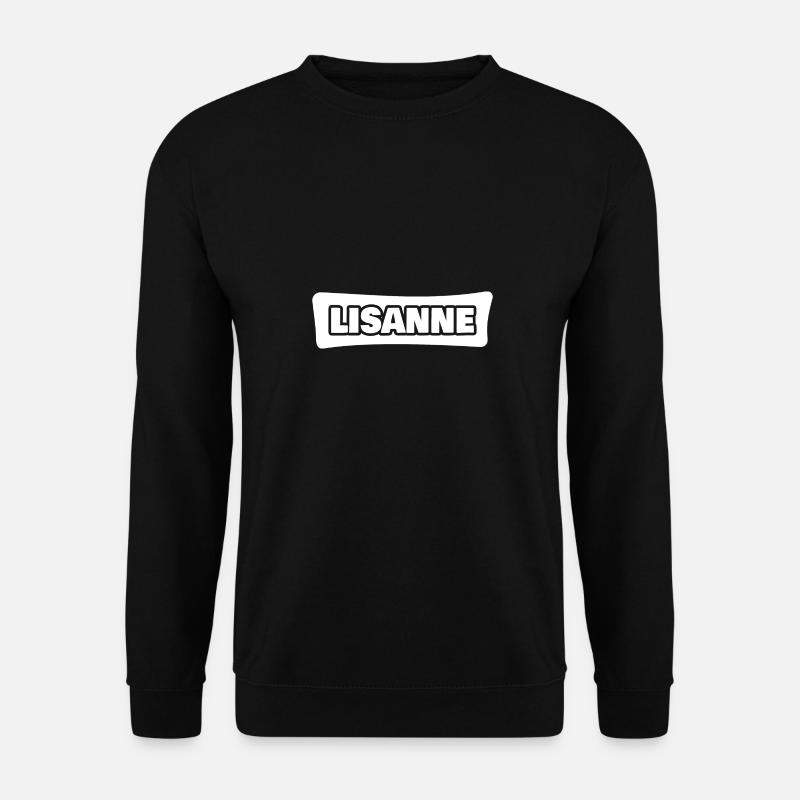 Name Lisanne - Unisex Sweatshirt - black