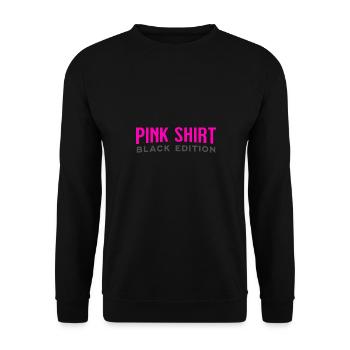 Chemise rose - Black Edition : Design amusant - Sweat-shirt Unisexe - noir - Devant - Alina (178cm) & Michal (187cm)
