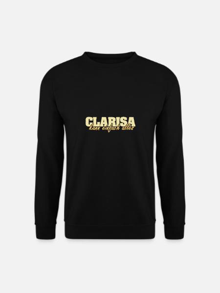 Mrs. Clarisa - Unisex Sweatshirt - black