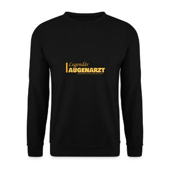 Occupation Ophthalmologist - Unisex Sweatshirt - black - Front - Alina (178cm) & Michal (187cm)