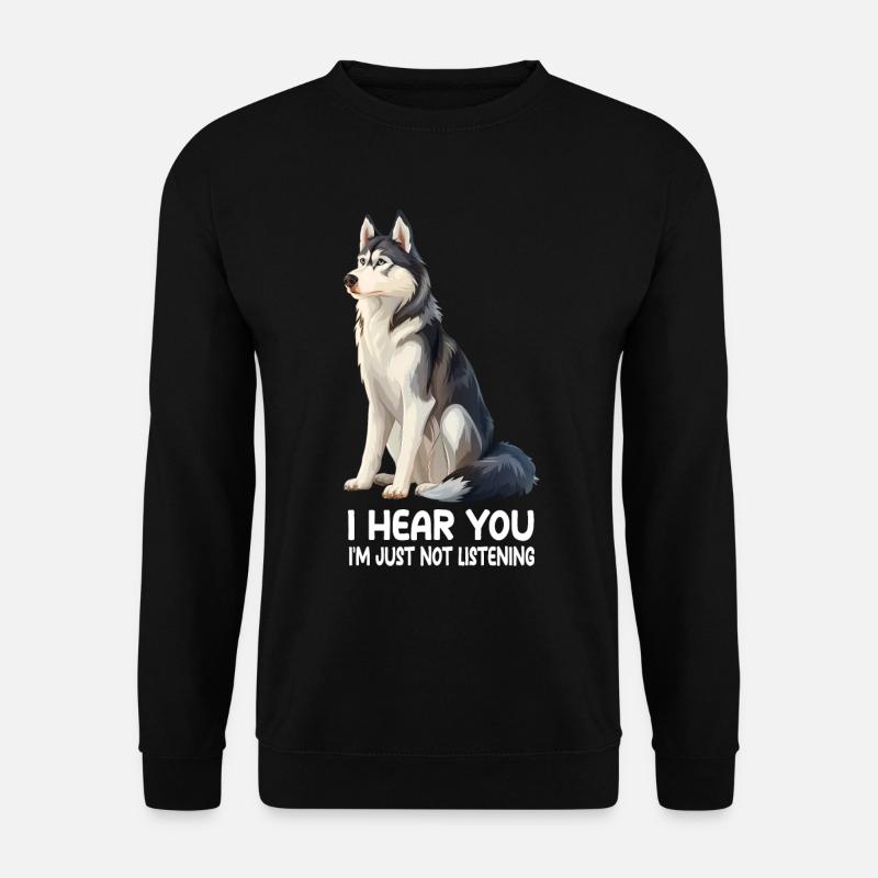 Husky - Unisex Pullover - Schwarz