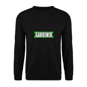 Cool Gardener Lover Designs T-Shirt Cadeau Cadeau - Sweat-shirt Unisexe - noir - Devant - Alina (178cm) & Michal (187cm)