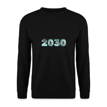 Cold 2030 - Unisex Sweatshirt - black - Front - Alina (178cm) & Michal (187cm)