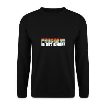 SPED Teacher Progress Is Not Linear Para ABA - Unisex Sweatshirt - black - Front - Alina (178cm) & Michal (187cm)