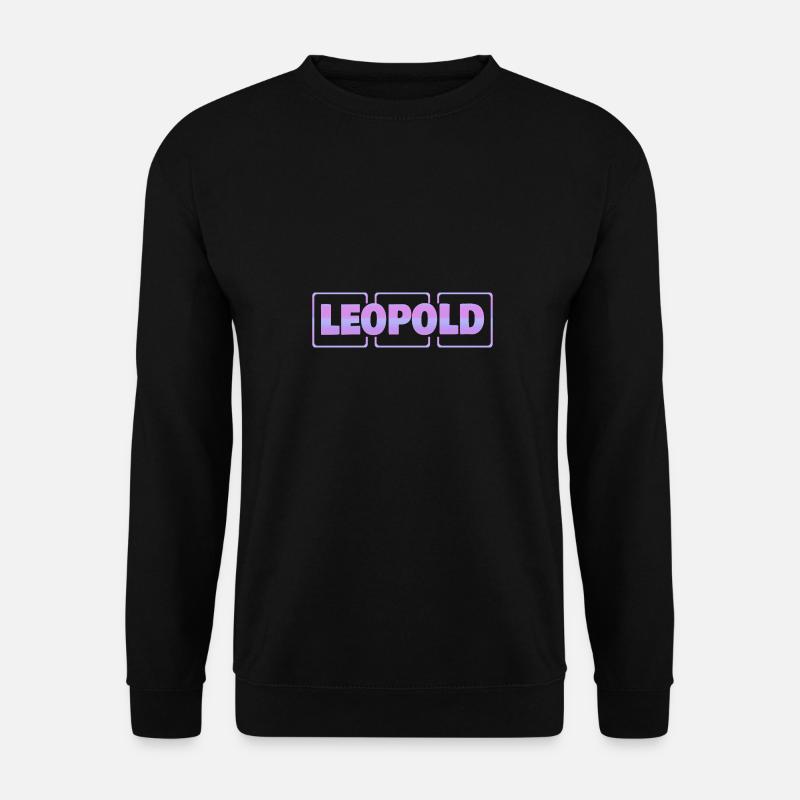 Schwangerschaft Leopold - Unisex Pullover - Schwarz