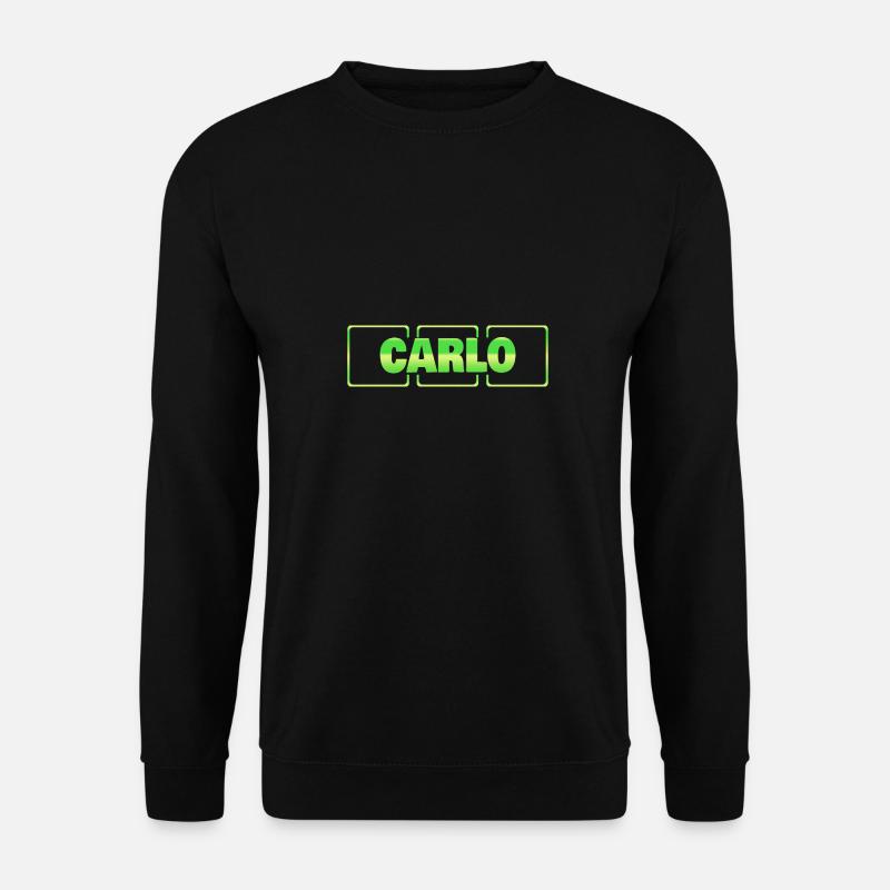 Geschenk für Carlo - Unisex Pullover - Schwarz