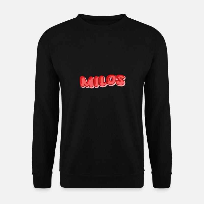 Geschenk für Milos - Unisex Pullover - Schwarz