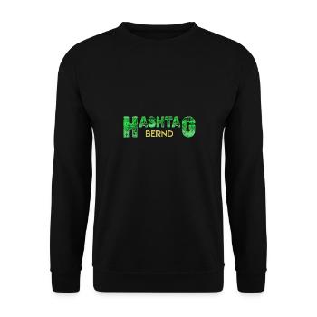 Bernd Bernd - Unisex Sweatshirt - black - Front - Alina (178cm) & Michal (187cm)
